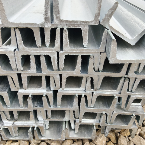 Saluran Keluli Tahan Karat Stok Sedia ASTM/EN/JIS | ASTM A36 U-Channel For Construction | Penghantaran Cepat Seluruh Dunia